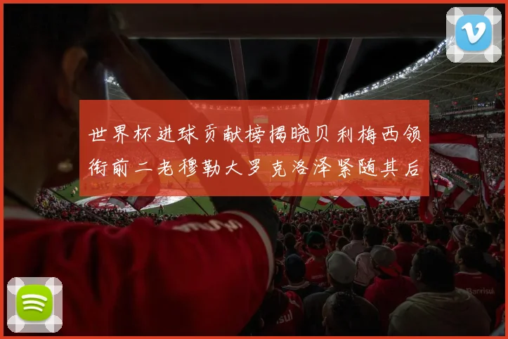 世界杯进球贡献榜揭晓贝利梅西领衔前二老穆勒大罗克洛泽紧随其后